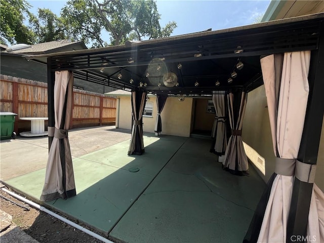 1220 Bidwell Ave, Chico, CA 95926 - view of patio / terrace with a gazebo