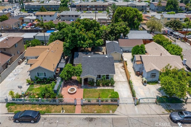 9912 Marshall St, El Monte, CA 91731 - aerial perspective of suburban area