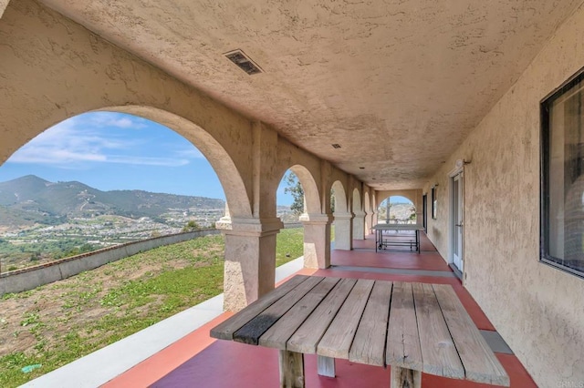 2702 Country Club Dr, Escondido, CA 92029 - view of patio / terrace with a mountain view