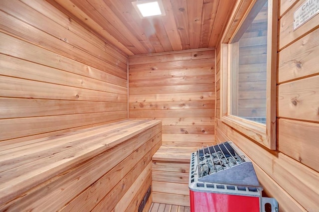 2702 Country Club Dr, Escondido, CA 92029 - sauna / steam room featuring wood walls and wooden ceiling