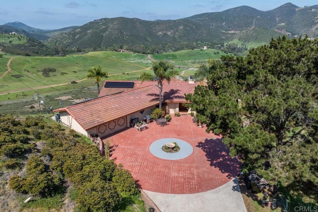 2702 Country Club Dr, Escondido, CA 92029 - aerial overview of property's location featuring mountains