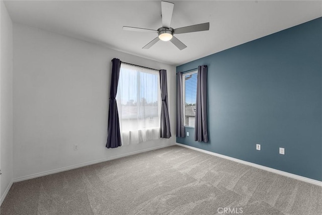 12039 Stanley Park Ct, Hawthorne, CA 90250 - carpeted spare room featuring ceiling fan and baseboards