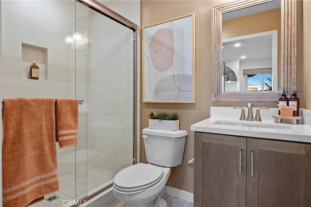 7348 Foster Bridge Blvd, Downey, CA 90240 - full bath with vanity and a shower stall