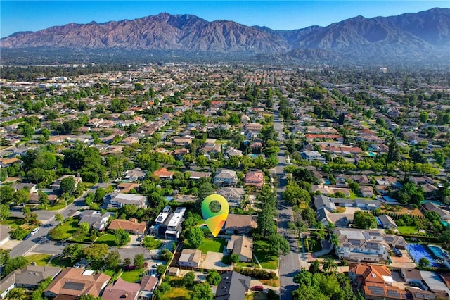 1419 S 4th Ave, Arcadia, CA 91006 - aerial view of property's location with a mountain backdrop