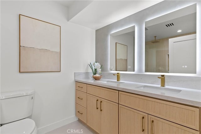 12934 Fenton Ave, Sylmar, CA 91342 - bathroom featuring double vanity and a walk in shower