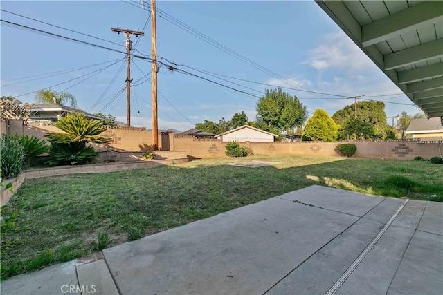 12934 Fenton Ave, Sylmar, CA 91342 - fenced backyard featuring a patio