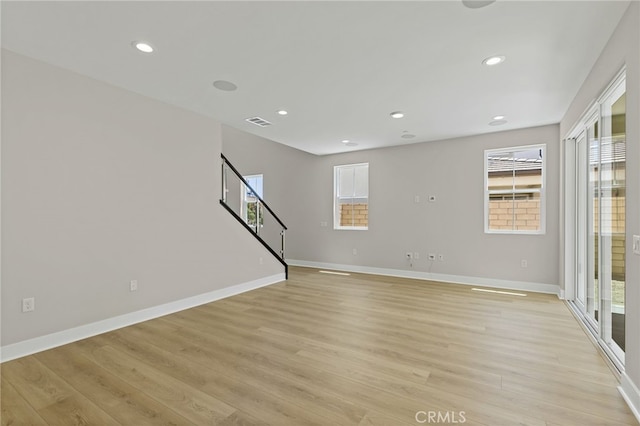 573 Patten Ave, Placentia, CA 92870 - spare room with plenty of natural light, light wood-style floors, and recessed lighting