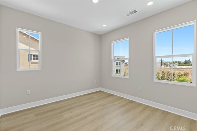 573 Patten Ave, Placentia, CA 92870 - unfurnished room with light wood finished floors, plenty of natural light, and recessed lighting