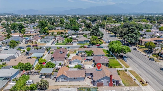 1455 S Towne Ave, Pomona, CA 91766 - aerial perspective of suburban area with a mountainous background