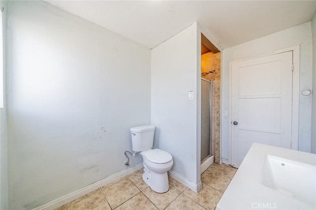 1455 S Towne Ave, Pomona, CA 91766 - full bathroom with tile patterned flooring, a stall shower, and vanity