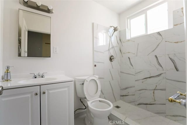 343 Concord St, Glendale, CA 91203 - full bathroom with vanity and a marble finish shower