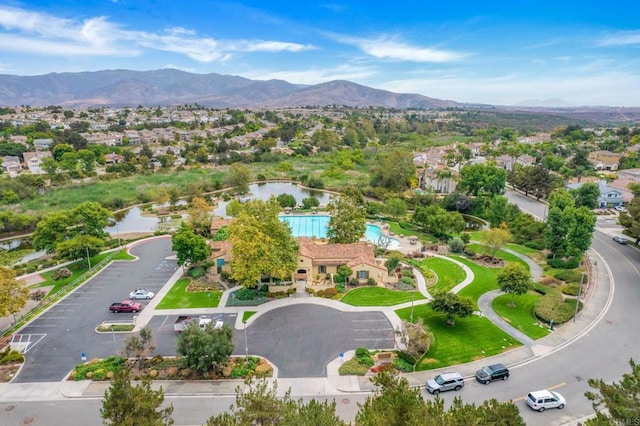 2755 Castlehill Rd Unit 1, Chula Vista, CA 91915 - bird's eye view of a pool and a water and mountain view