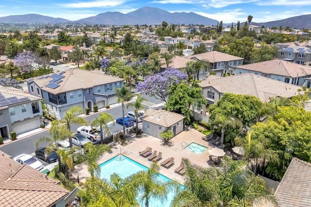 2755 Castlehill Rd Unit 1, Chula Vista, CA 91915 - aerial view of residential area with mountains