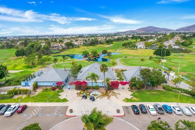 2755 Castlehill Rd Unit 1, Chula Vista, CA 91915 - aerial perspective of suburban area featuring a golf club and a water and mountain view