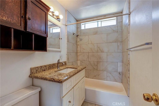 4523 Columbia Ave, Riverside, CA 92501 - full bathroom with vanity and  shower combination