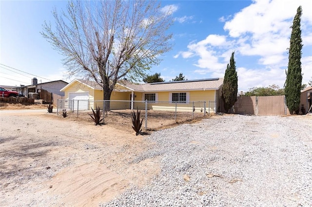 9018 Buckthorn Ave, Hesperia, CA 92345 - ranch-style home featuring roof mounted solar panels