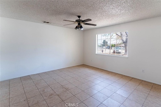 9018 Buckthorn Ave, Hesperia, CA 92345 - unfurnished room with a ceiling fan, a textured ceiling, and light tile patterned flooring