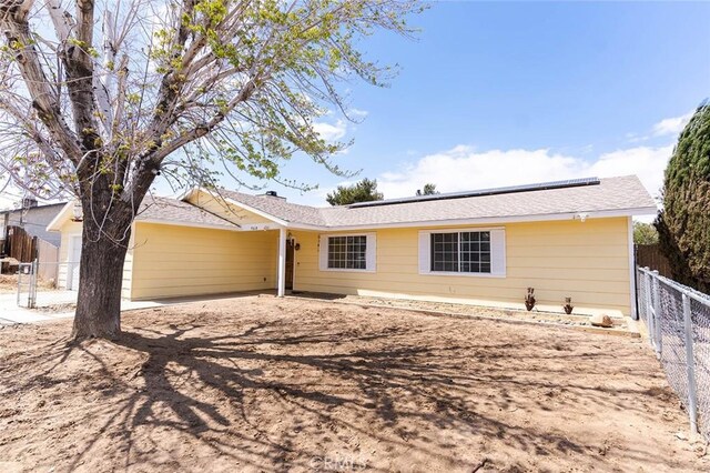 9018 Buckthorn Ave, Hesperia, CA 92345 - view of front facade with solar panels
