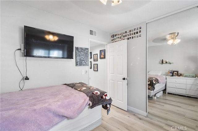 31319 The Old Rd Unit A, Castaic, CA 91384 - bedroom featuring wood finished floors and a closet