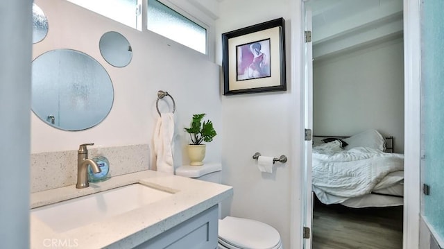 10361 Perdido St, Anaheim, CA 92804 - bathroom featuring ensuite bathroom, vanity, and wood finished floors