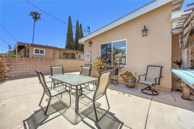 15503 Fernview St, Whittier, CA 90604 - view of patio / terrace featuring outdoor dining area
