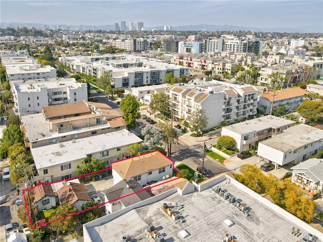 3731 Glendon Ave Unit 1, Los Angeles, CA 90034 - view of urban area featuring property parcel outlined