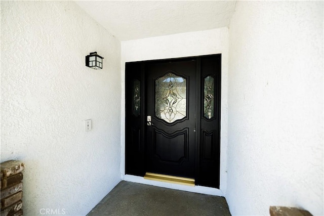 3807 Paula Ln, Lancaster, CA 93535 - doorway to property featuring stucco siding