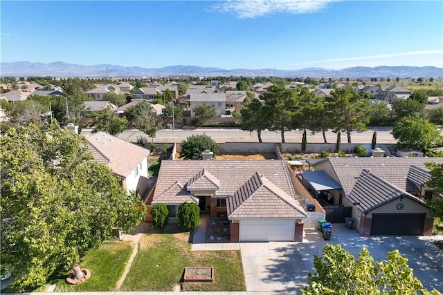 3038 Kaylyn St, Lancaster, CA 93535 - aerial view of residential area featuring a mountainous background