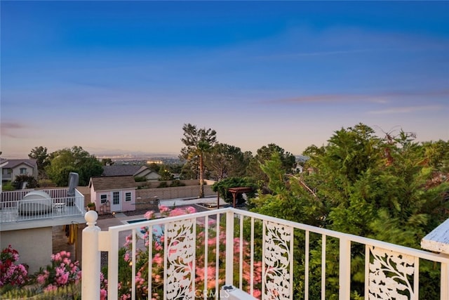 40946 Via Tranqilo, Palmdale, CA 93551 - view of balcony at dusk