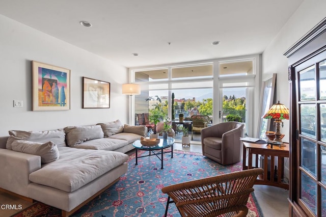482 S Arroyo Pkwy Unit 405, Pasadena, CA 91105 - living room with expansive windows
