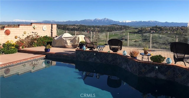31 Russell Ln, Laguna Niguel, CA 92677 - view of pool with a mountain view and a patio area