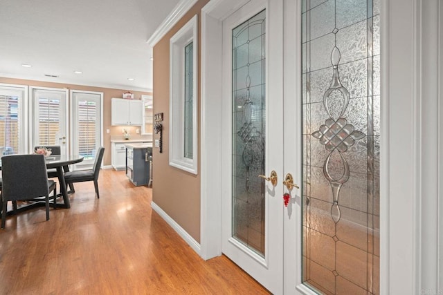 5191 Cobalt Way, Oceanside, CA 92057 - entrance to property featuring french doors and outdoor dining area