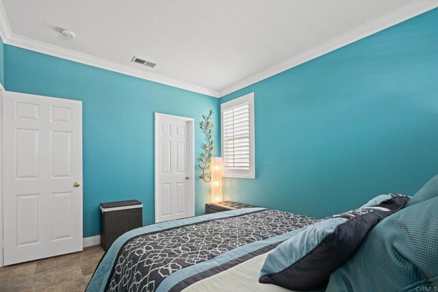 5191 Cobalt Way, Oceanside, CA 92057 - bedroom with crown molding and stone finish flooring