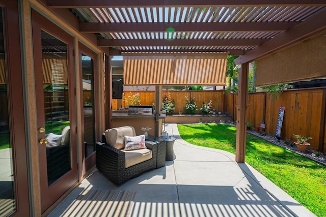 5191 Cobalt Way, Oceanside, CA 92057 - fenced backyard with a patio and a pergola