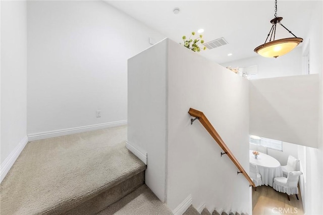 15216 Masline St, Baldwin Park, CA 91706 - stairway featuring recessed lighting and carpet