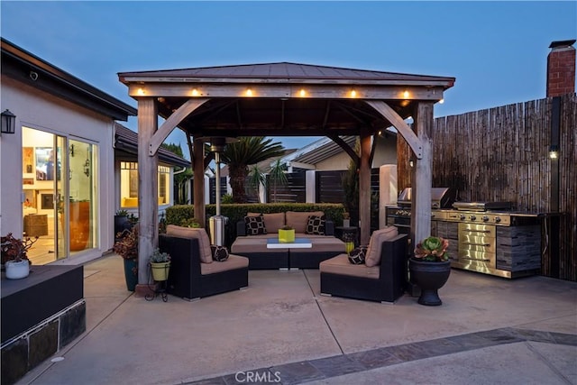 25891 Pinewood Ln, Laguna Hills, CA 92653 - view of patio with a gazebo, area for grilling, and an outdoor hangout area