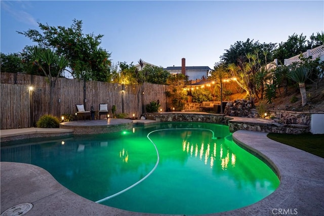 25891 Pinewood Ln, Laguna Hills, CA 92653 - view of pool with a fenced backyard