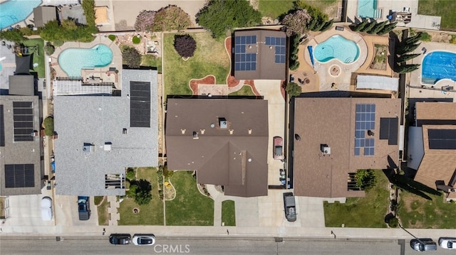 44112 Precise St, Lancaster, CA 93536 - bird's eye view of a pool area