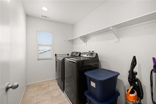 3660 Half Dome Ave, Rosamond, CA 93560 - laundry area featuring washing machine and dryer and baseboards
