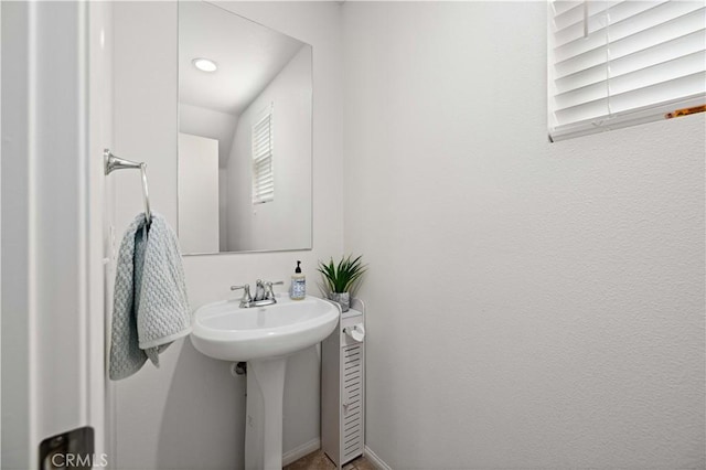 3660 Half Dome Ave, Rosamond, CA 93560 - bathroom with a sink and recessed lighting