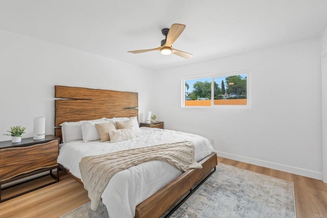 508 Village View Pl, Fallbrook, CA 92028 - bedroom featuring wood finished floors and a ceiling fan