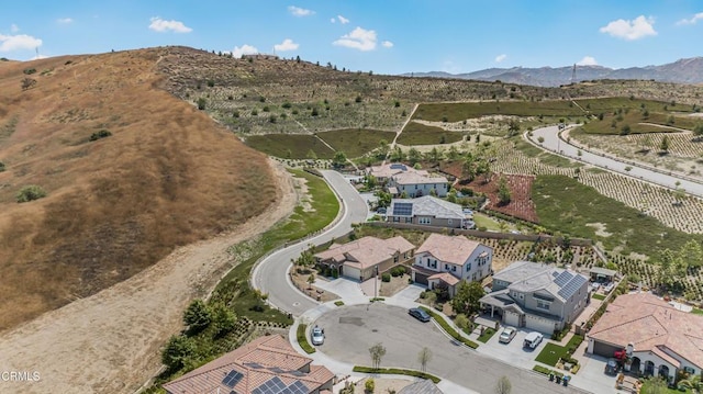566 Purple Sage Ln, Simi Valley, CA 93065 - aerial view of property and surrounding area featuring mountains