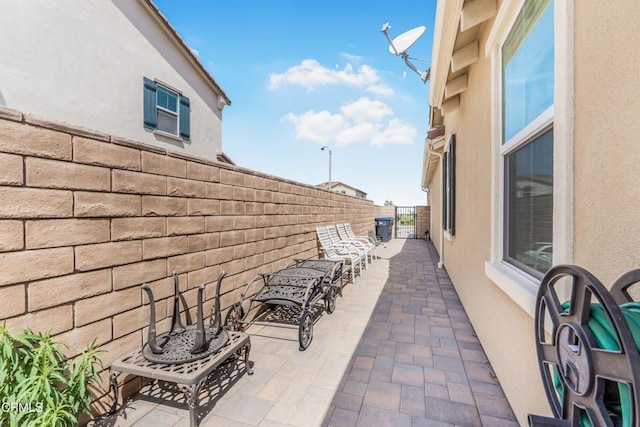 566 Purple Sage Ln, Simi Valley, CA 93065 - view of patio featuring a gate