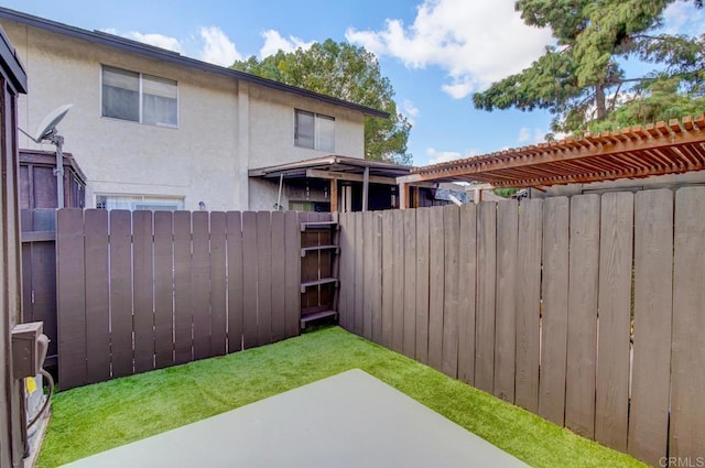 10135 Peaceful Ct, Santee, CA 92071 - view of yard with a patio area and a pergola