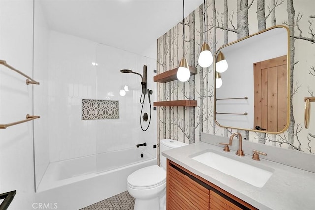 645 Springbrook, Irvine, CA 92614 - bathroom featuring vanity, bathtub / shower combination, and tile patterned floors