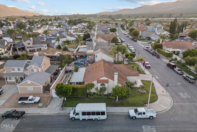 1306 Bluejay St, Fillmore, CA 93015 - aerial view of residential area featuring a mountain backdrop