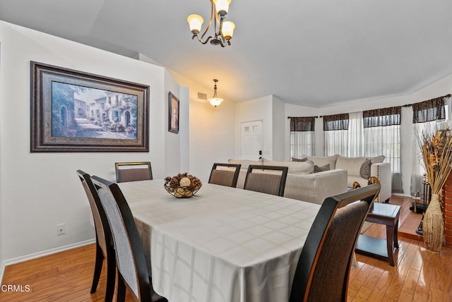 1306 Bluejay St, Fillmore, CA 93015 - dining space featuring a chandelier and light wood finished floors