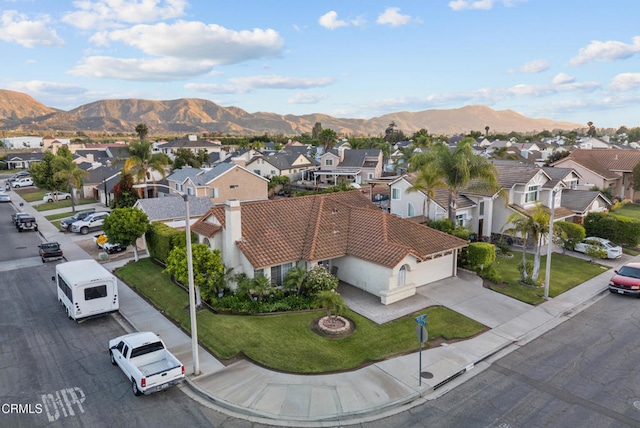 1306 Bluejay St, Fillmore, CA 93015 - aerial view of residential area with mountains