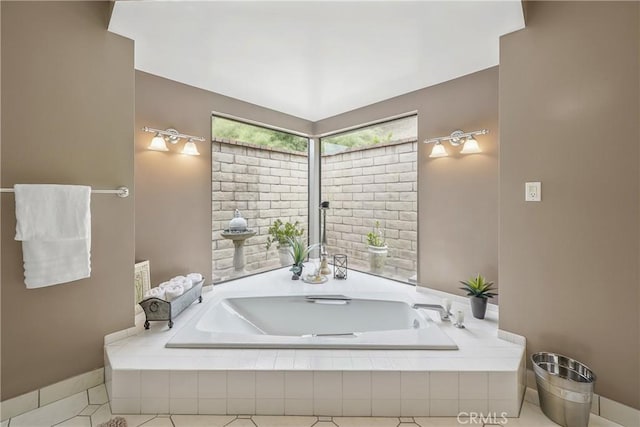 2082 Kaia Ln, Sierra Madre, CA 91024 - full bathroom featuring a garden tub and baseboards