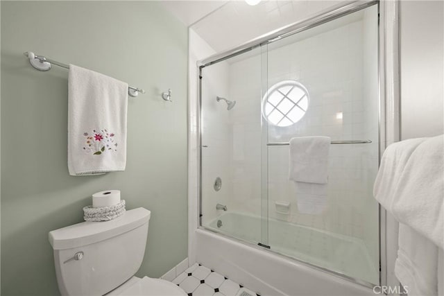 2082 Kaia Ln, Sierra Madre, CA 91024 - full bathroom featuring toilet and combined bath / shower with glass door
